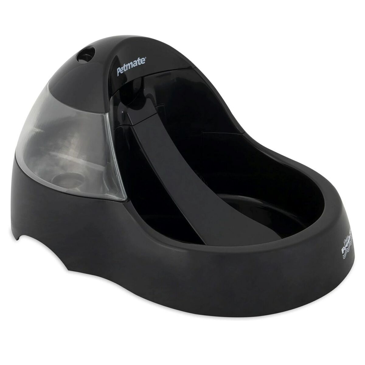 Fontaine pour Animaux de Compagnie Pet Mate Deluxe Fresh Flow Black Noir Plastique 3 L