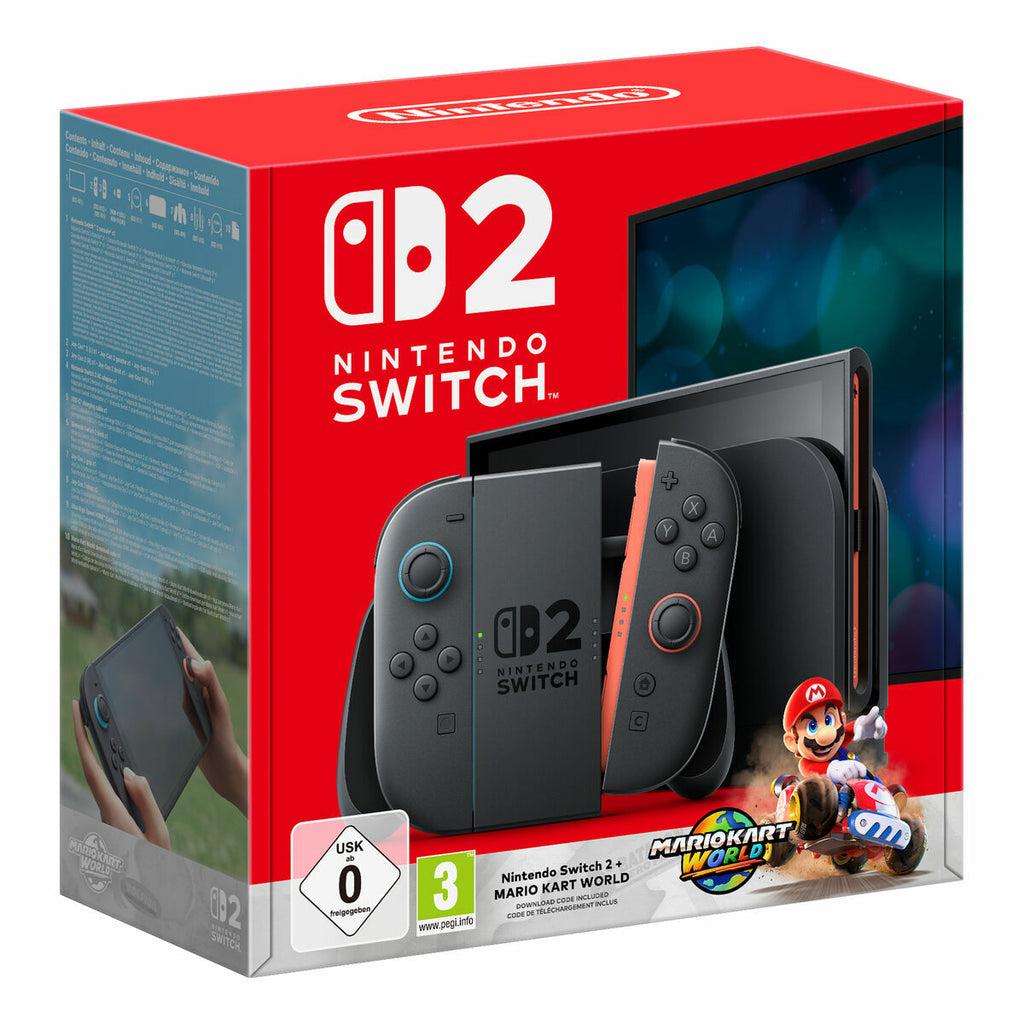 Nintendo Switch 2 Nintendo 10015920 Noir Mario Kart World