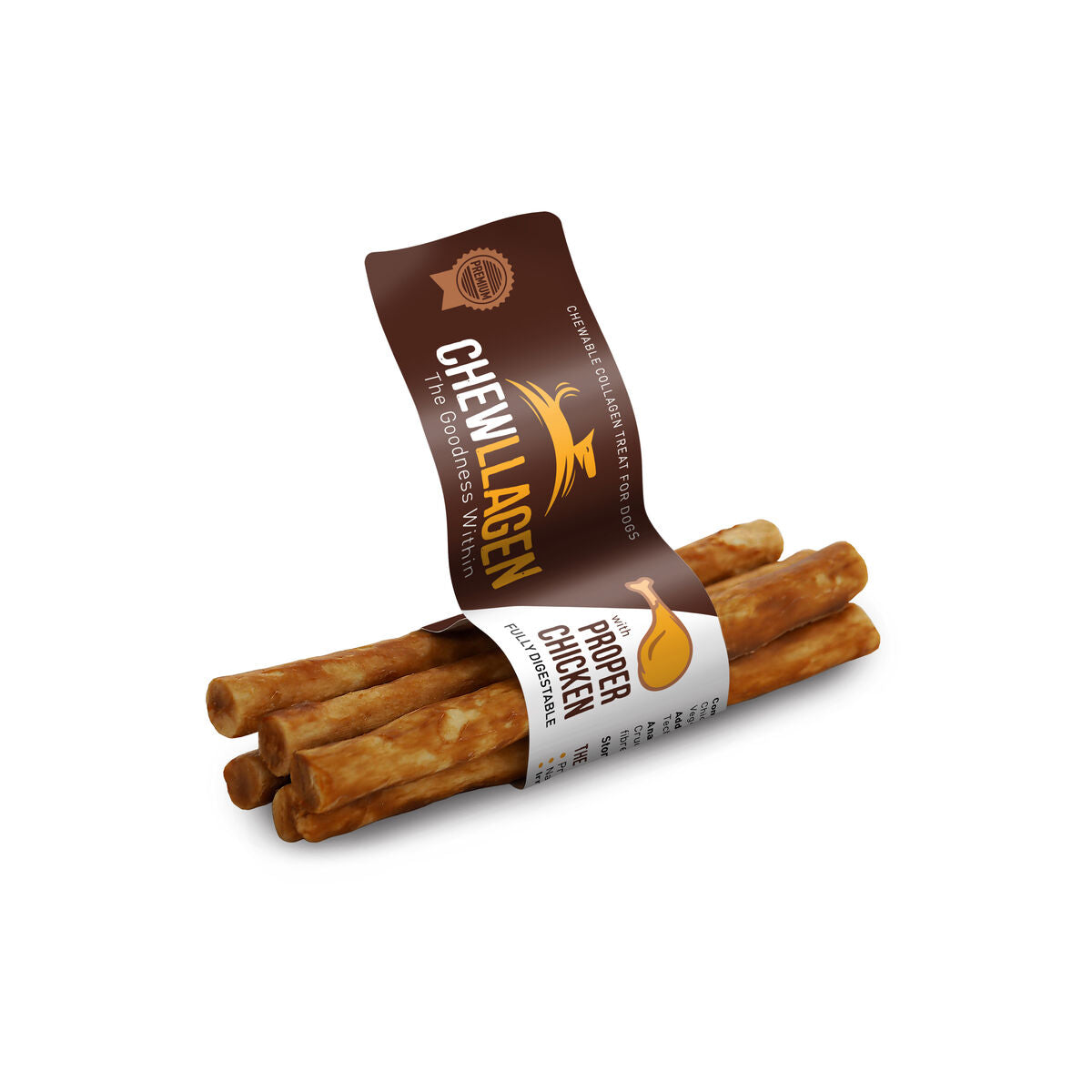 Snack pour chiens Chewllagen Poulet (40 Unités)