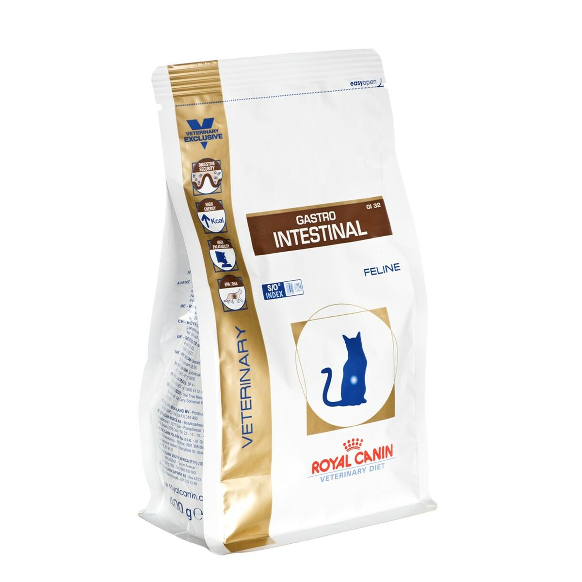 Aliments pour chat Royal Canin Gastro Intestinal Adulte Poulet Riz Oiseaux Morue 400 g
