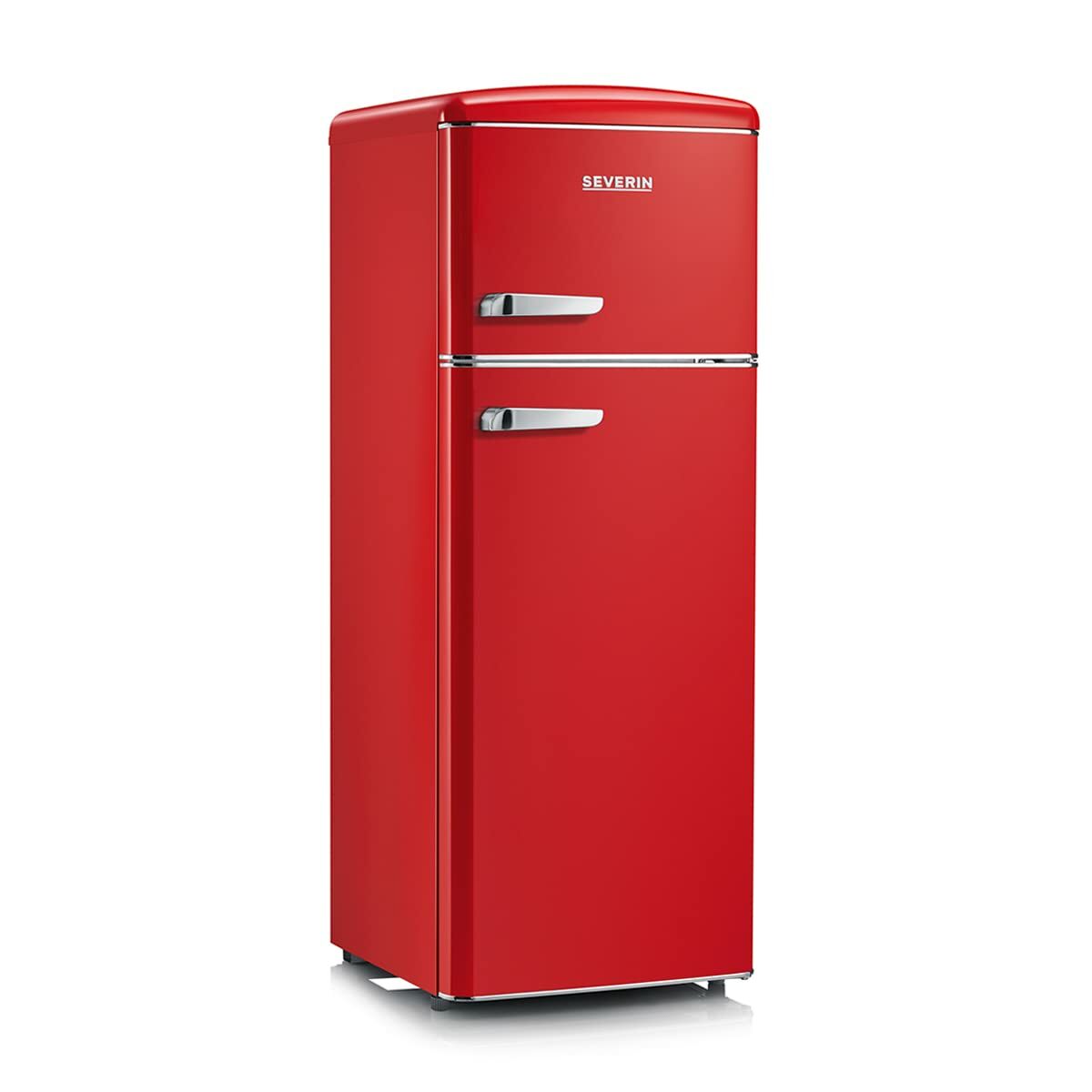 Réfrigérateur Combiné Severin RKG8930     144 Rouge 206 L