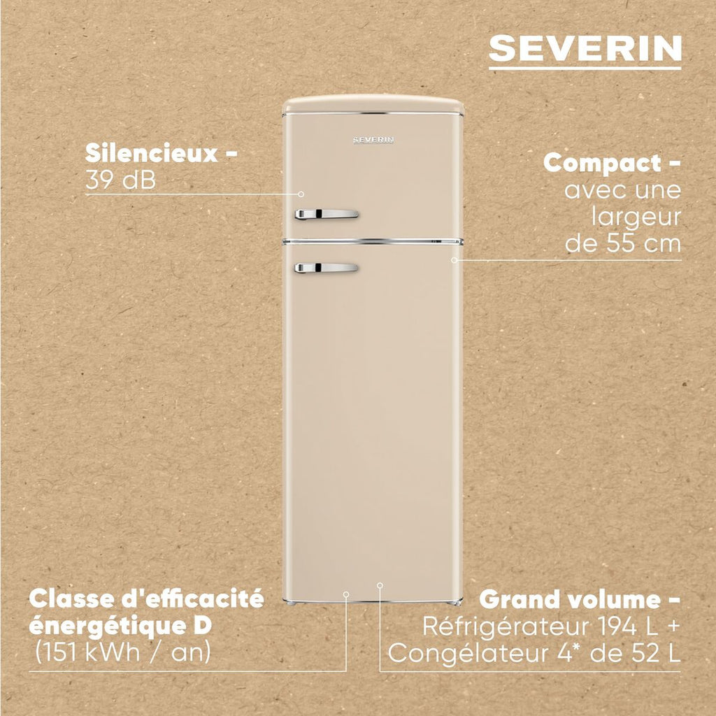 Réfrigérateur Combiné Severin RKG8985     167
