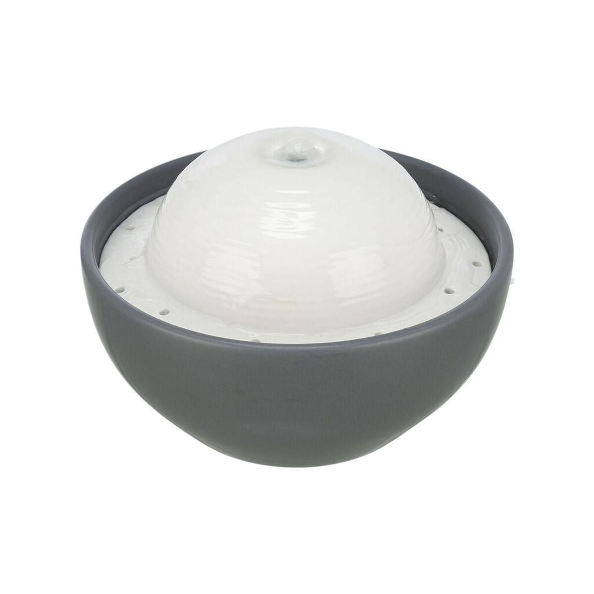 Fontaine pour Animaux de Compagnie Trixie FuenteVital Dome Blanc Gris Céramique