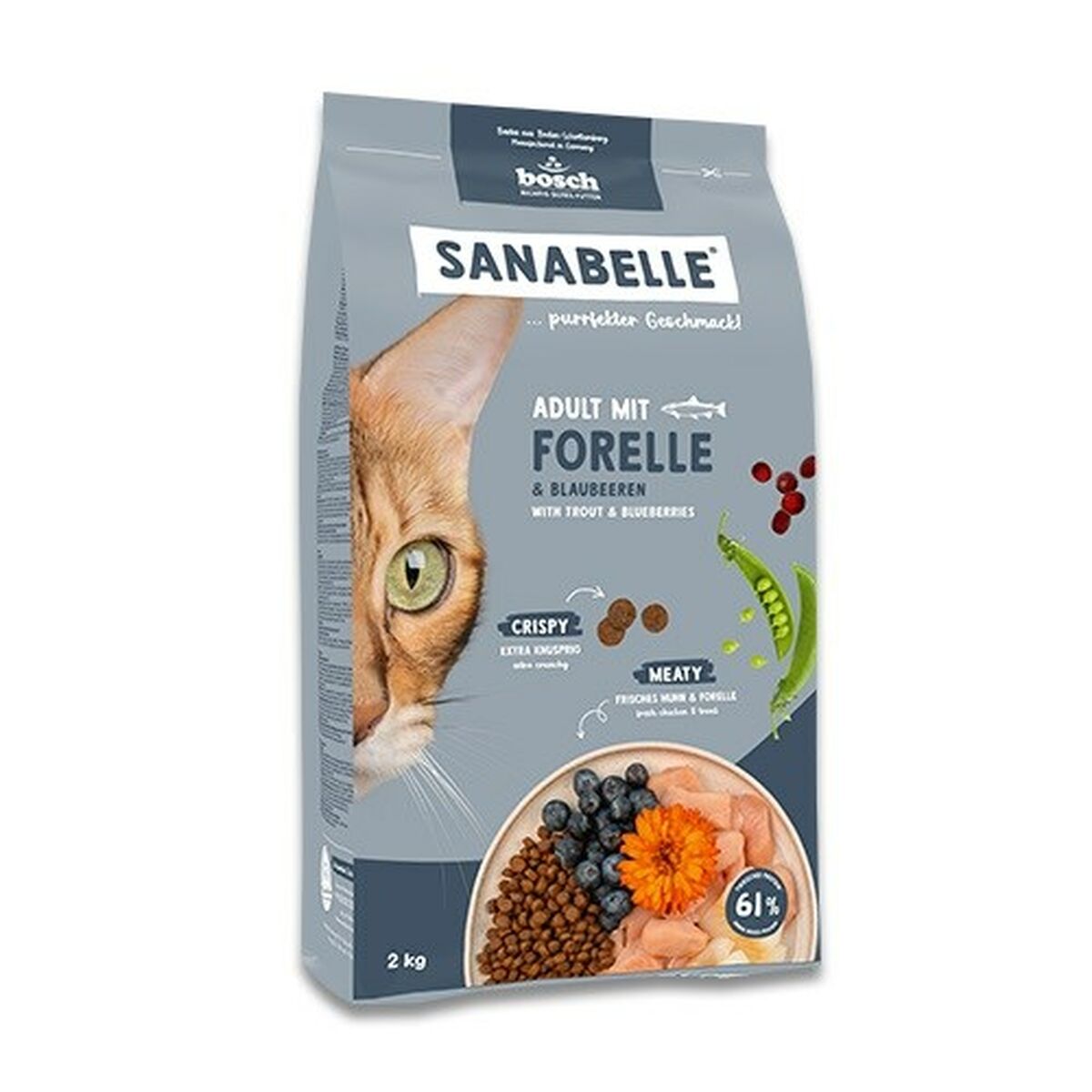 Aliments pour chat BOSCH Poisson 8 kg Adulte