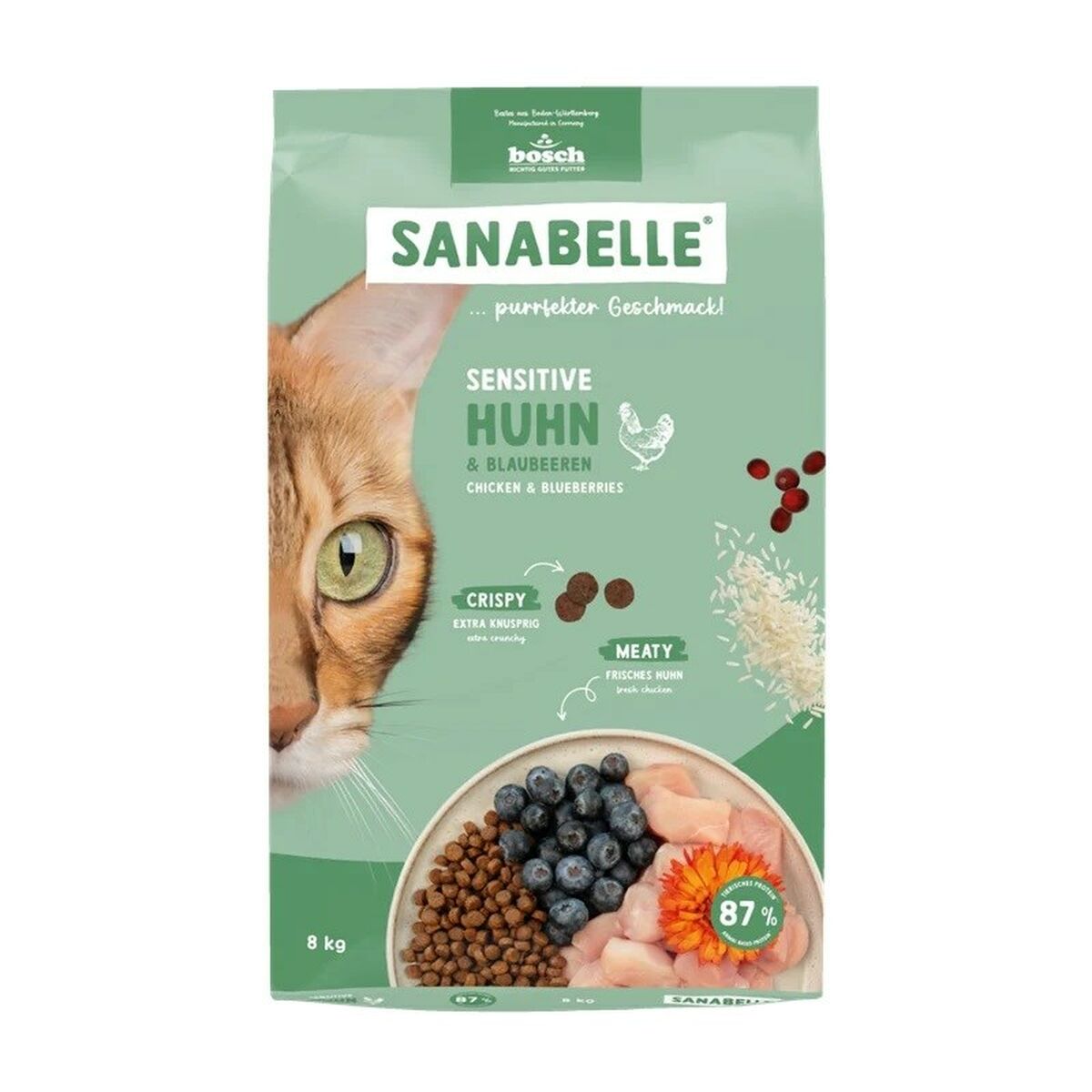 Aliments pour chat BOSCH Poulet 8 kg