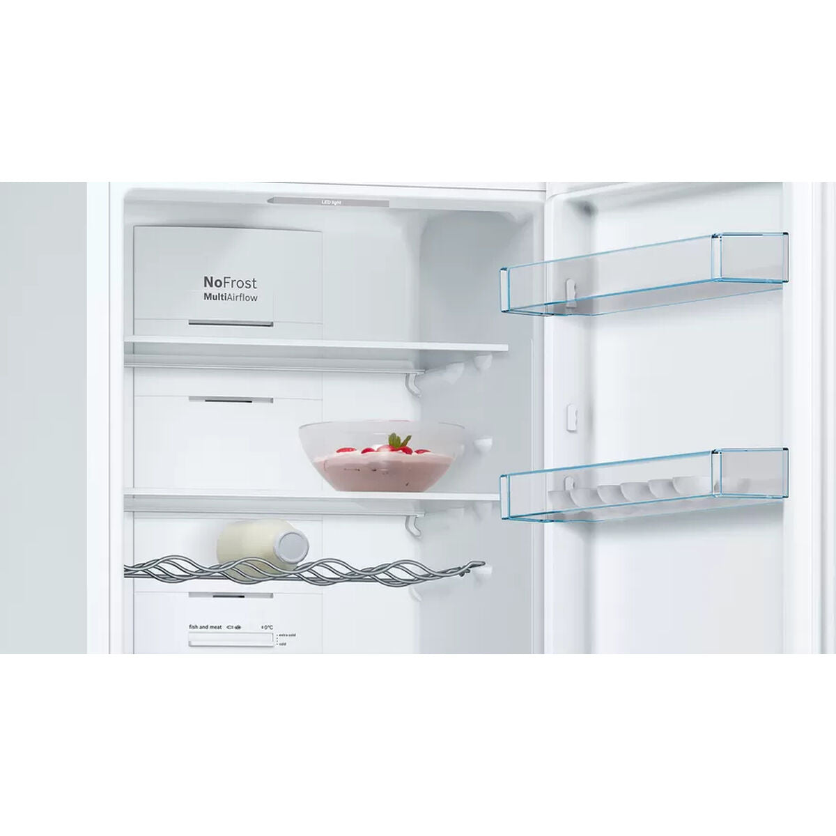 Réfrigérateur Combiné BOSCH KGN36VWED   186 Blanc (60 x 66 x 186 cm)