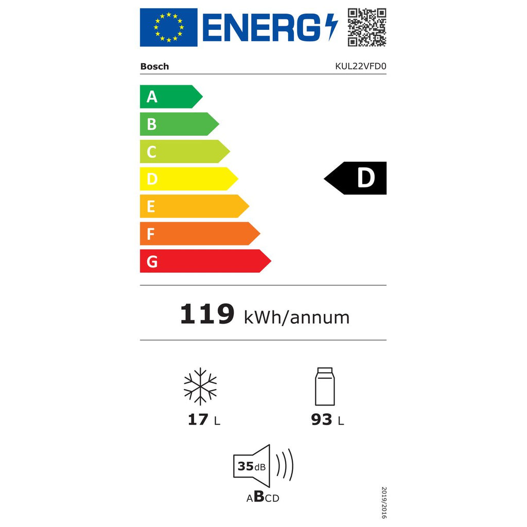 Réfrigérateur BOSCH KUL22VFD0 Blanc