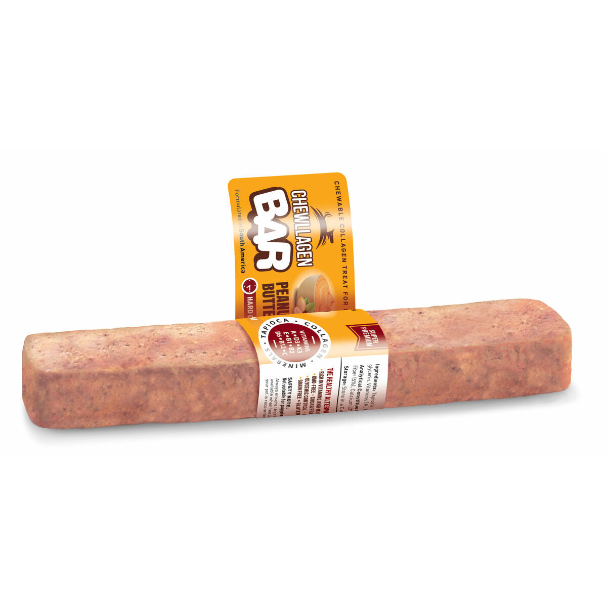Snack pour chiens Chewllagen Beurre de cacahuètes 12 Unités 12 Pièces
