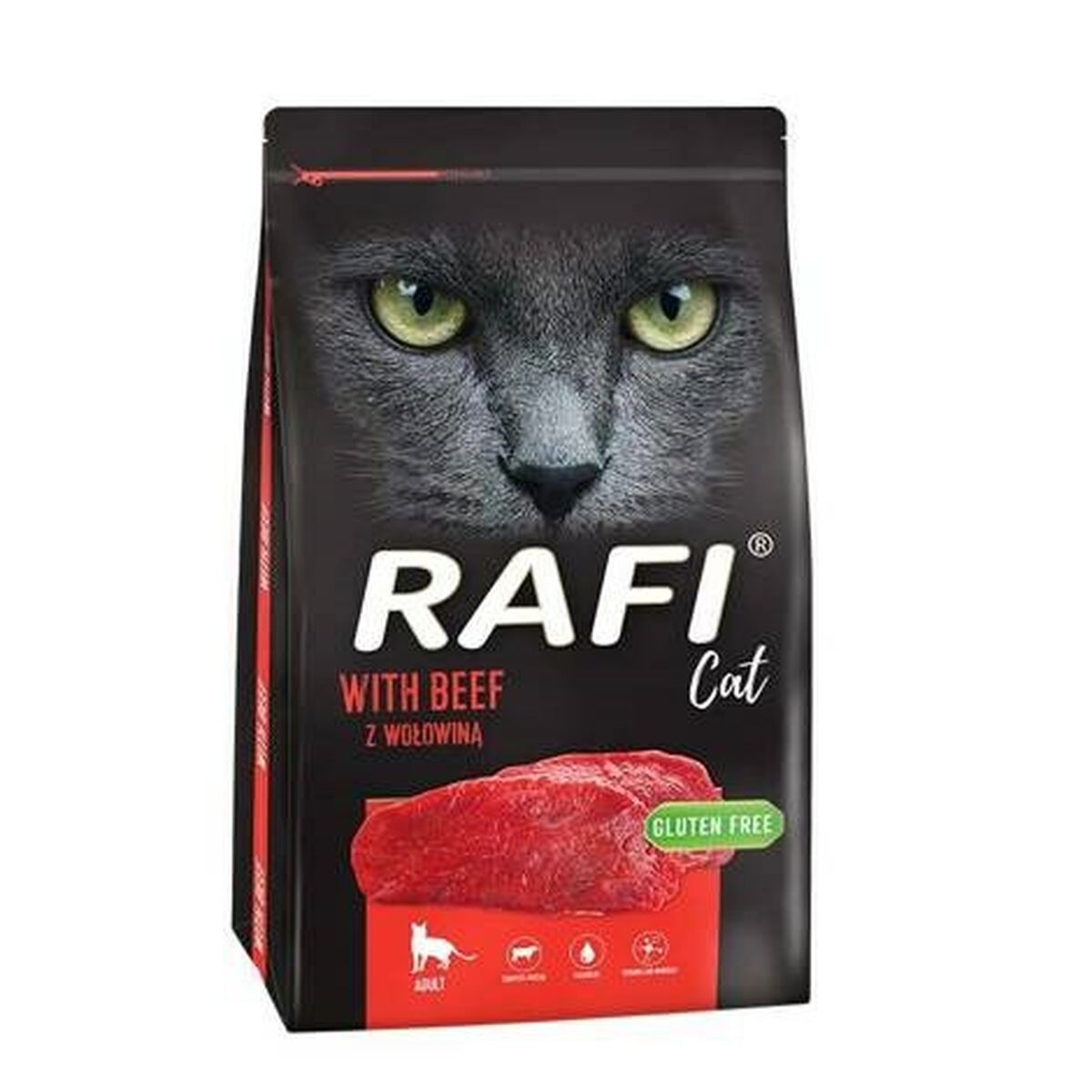 Aliments pour chat Dolina Noteci Rafi Adulte Veau Viande de bœuf 7 kg