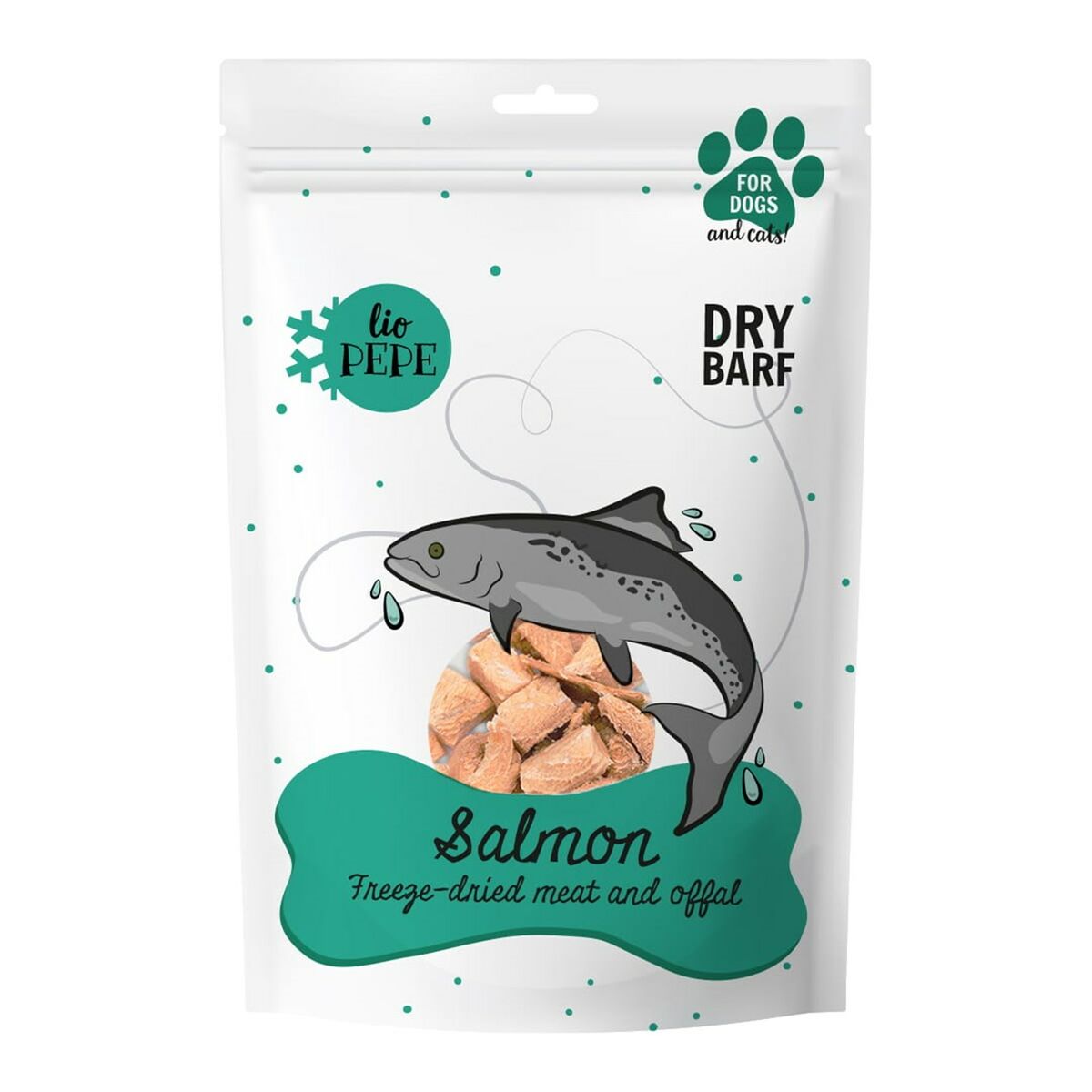 Snack pour chiens Paka Zwierzaka Saumon 180 g