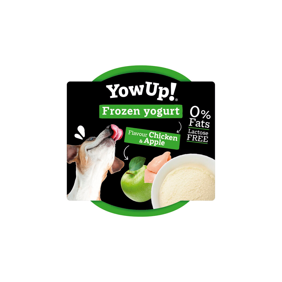 Repas pour chien YowUp Pomme Poulet 12 Unités
