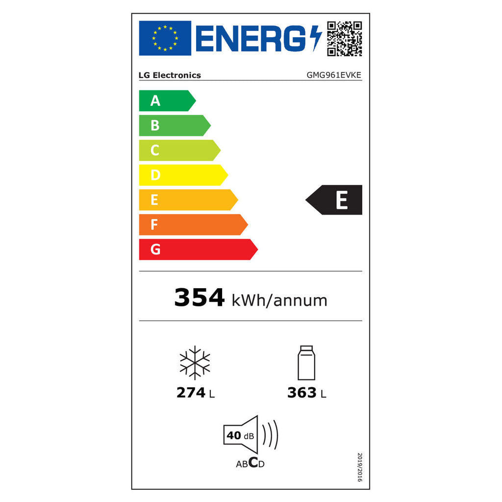 Réfrigérateur américain LG InstaView GMG961EVKE Acier