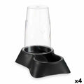 Mangeoir pour animaux Mascow Noir polypropylène 3,5 L 21,5 x 32,5 x 32,5 cm Distributeur (4 Unités)