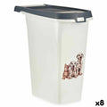 Distributeur Mascow Anthracite 10 L Animaux de compagnie (8 Unités)