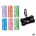 Distributeur de Sacs pour Animaux Domestiques Mascow Vert Rose Violet 8,5 x 28,5 x 2,5 cm 8,5 x 29 x 4 cm Lot (12 Unités)